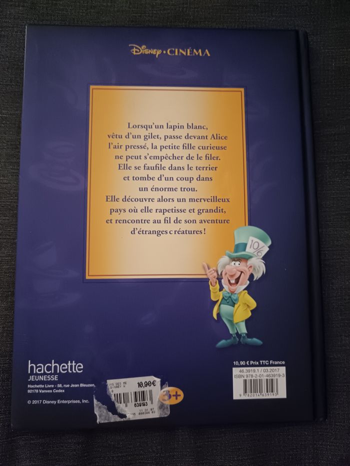 Livre Disney Alice au pays des merveilles - photo numéro 2