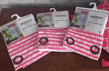 Double rideaux 140x240 