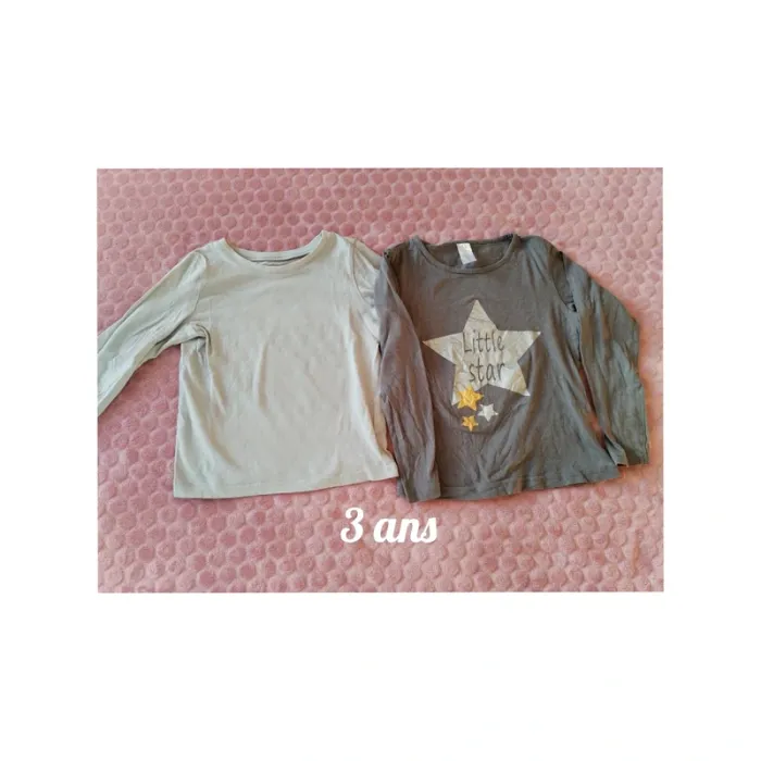 Haut manches longues 3 ans