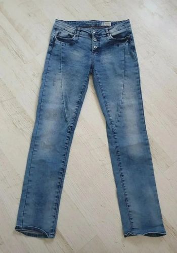 Jeans Straight Denim 1982 braguette boutons T: W28/L 32 (38)