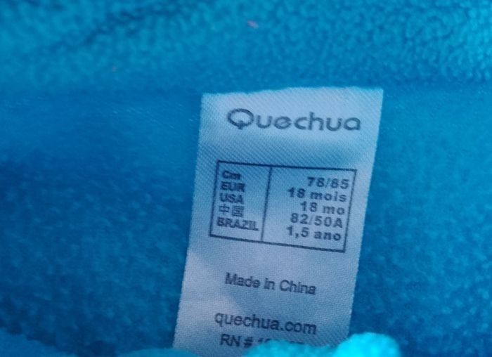 Veste polaire Quechua 18 mois - photo numéro 2