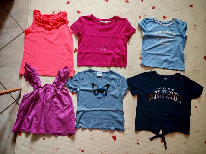 Lot de tee shirt fille taille 8/ 10ans - photo numéro 3