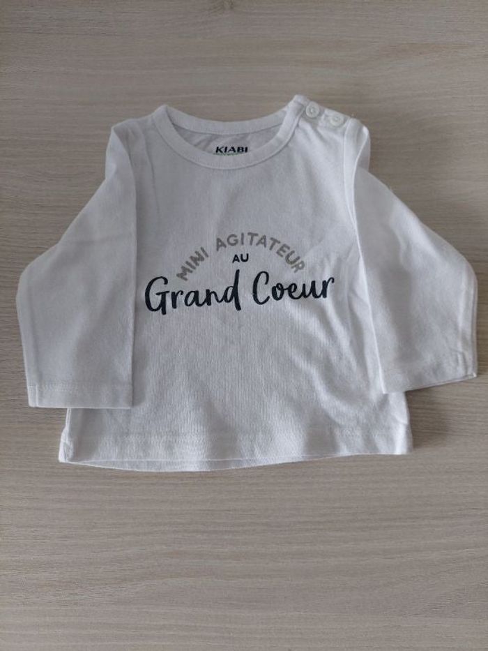 Haut 1 mois manches longues fille