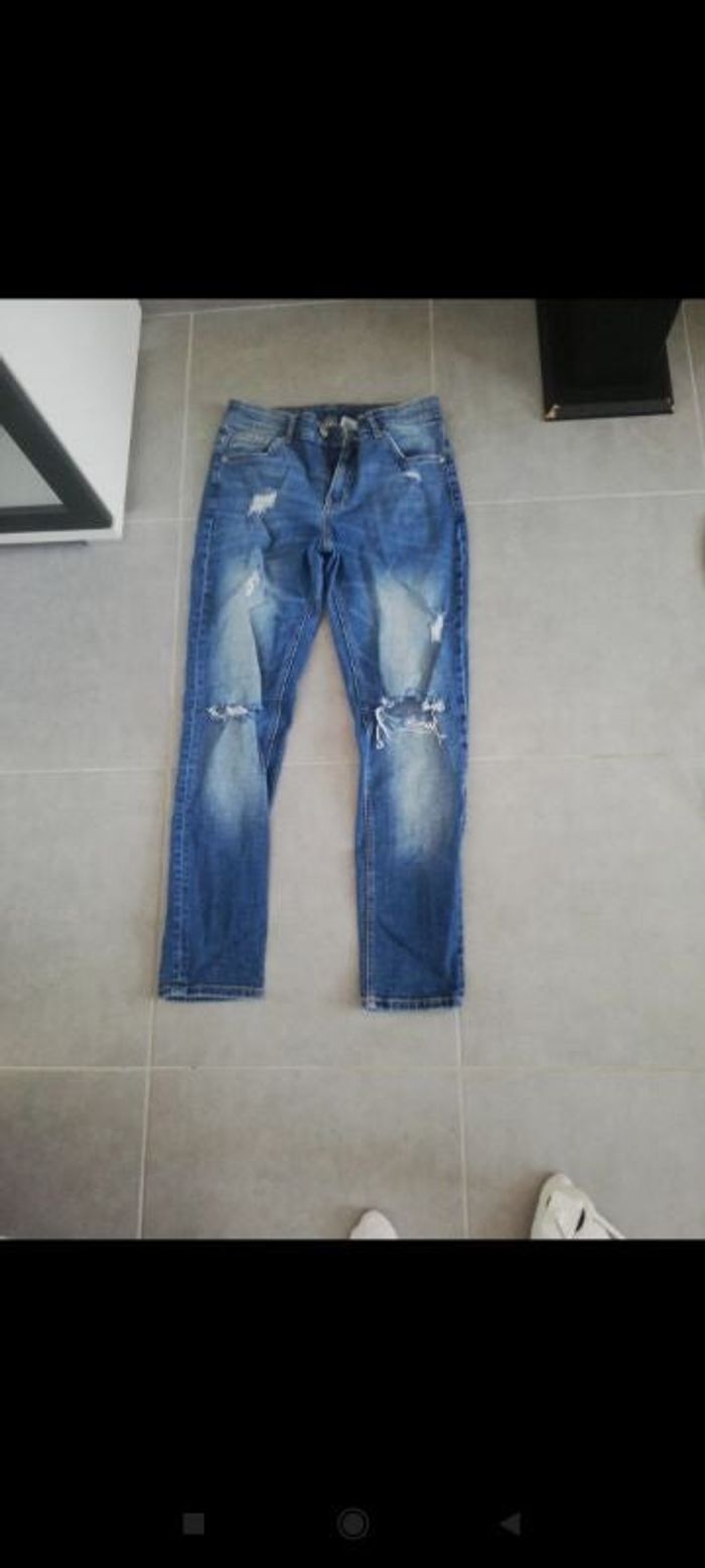 Jean slim coupe droit