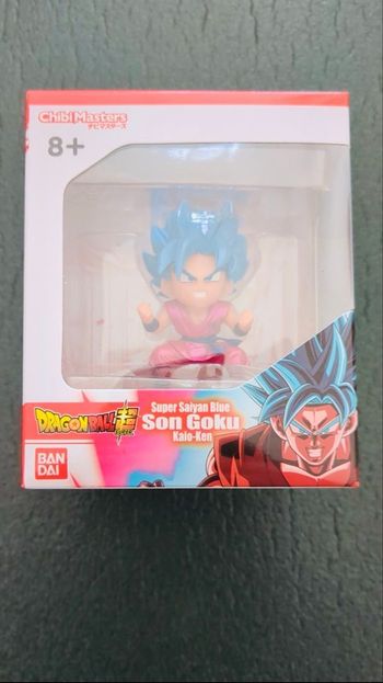 Figurine Dragon Ball Super - Son Goku SSJ Blue Kaio-Ken Neuve Bandai