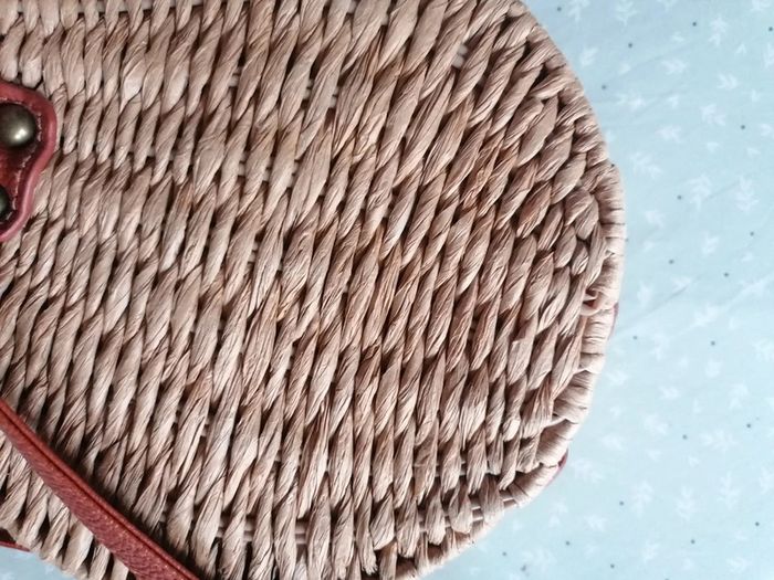 Sac tressé imitation paille - photo numéro 3