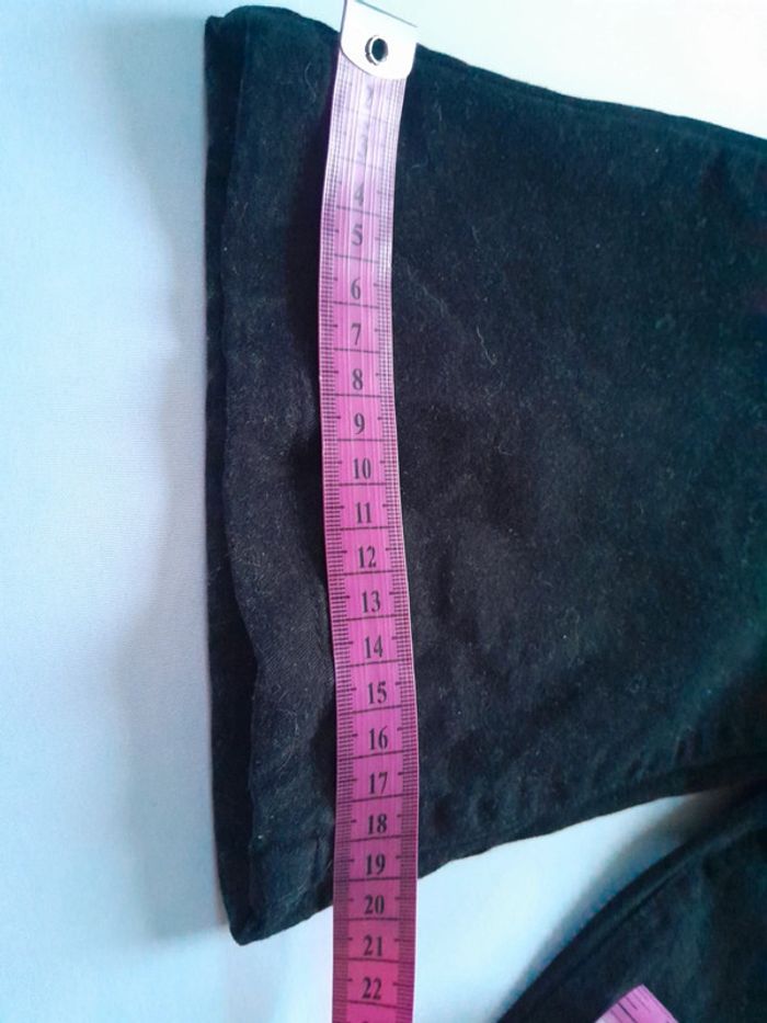 Très beau pantalon effet cuir de veau noir scottage taille 44 - photo numéro 9
