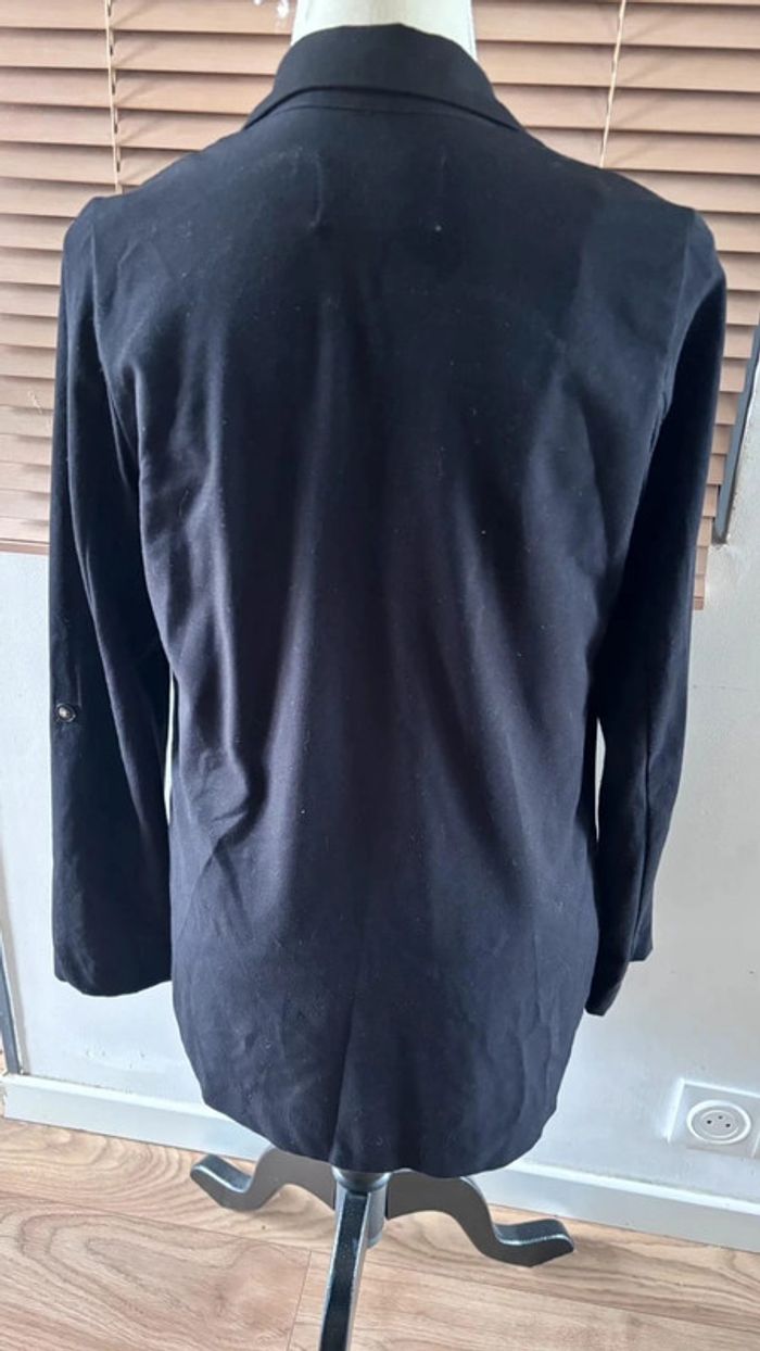 💕 blazer en tissus noir #stradivarius taille 34 XS - photo numéro 3