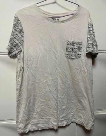T-shirt star wars blanc gris taille m