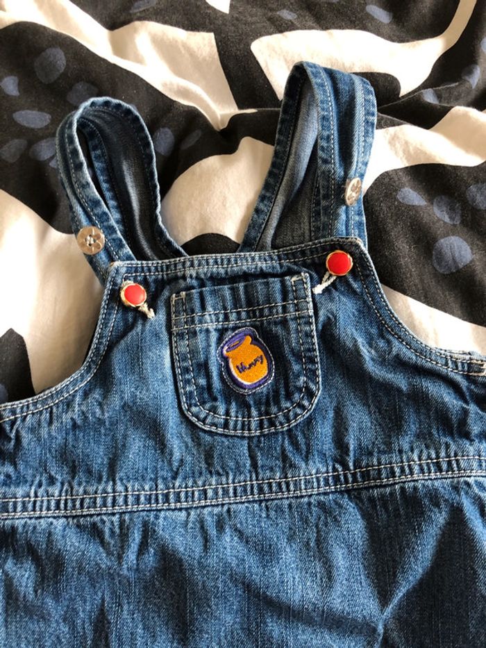 Salopette jupe Winnie en jeans 3 ans - photo numéro 4