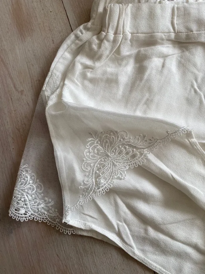 Short avec dentelle Vila - Taille L - photo numéro 2