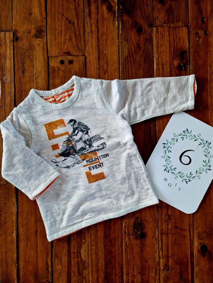 T-shirt manches longues réversible Orchestra