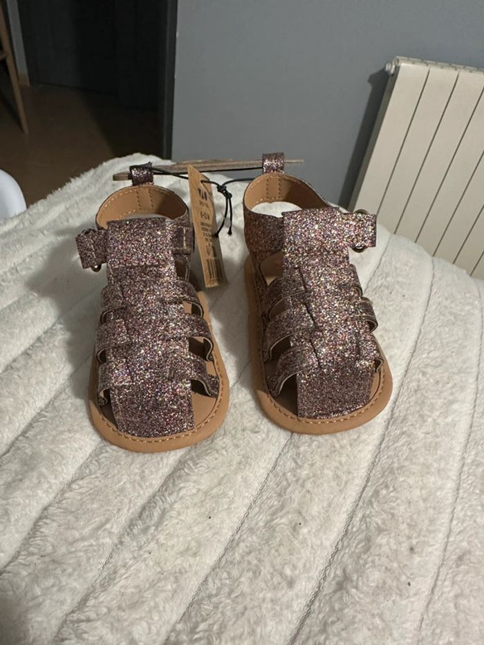 Sandales à paillettes