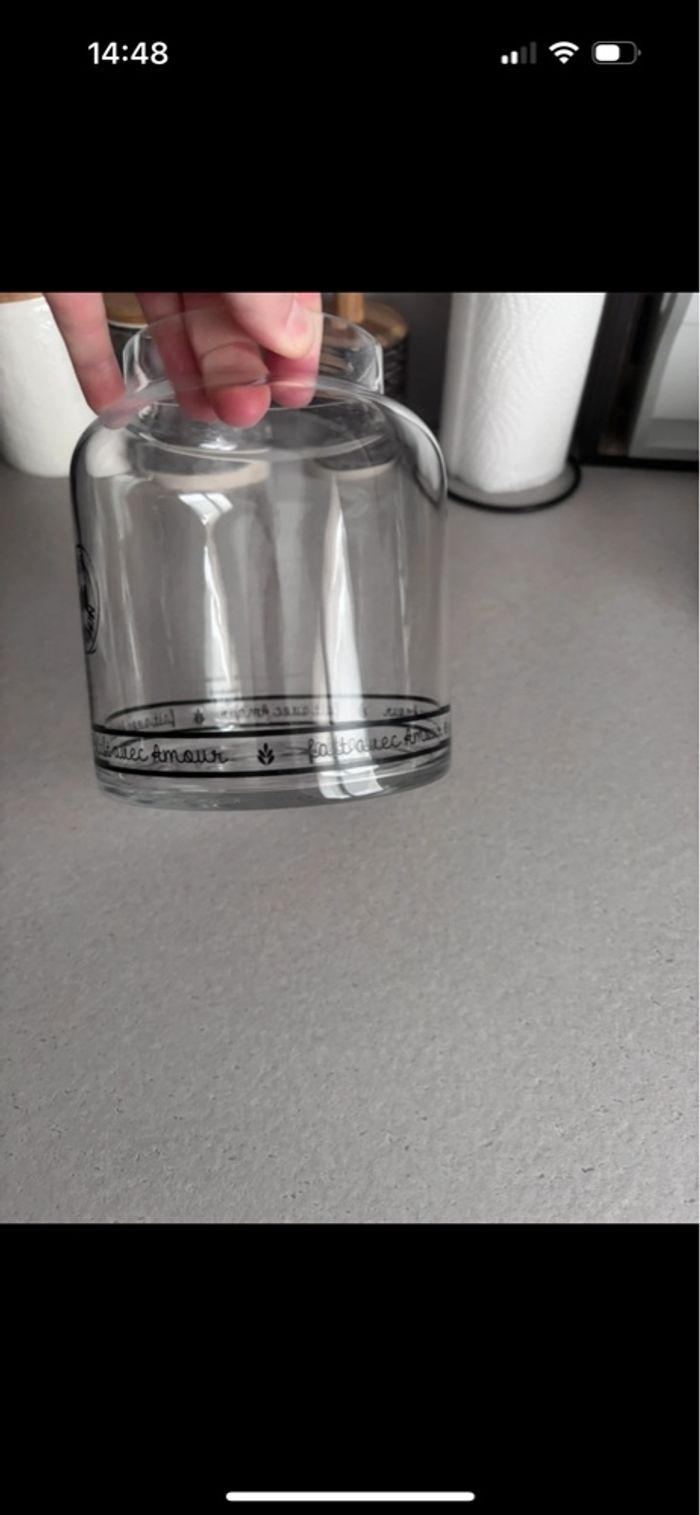 Pot a bonbon en verre - photo numéro 3