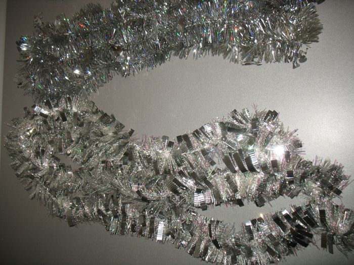 LOT DE 4 GUIRLANDES DE NOËL ARGENT - n°25 - photo numéro 2