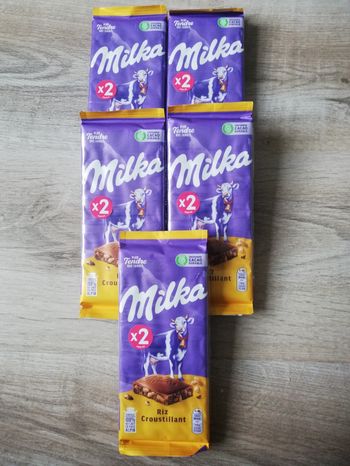 Tablettes Milka Riz croustillant