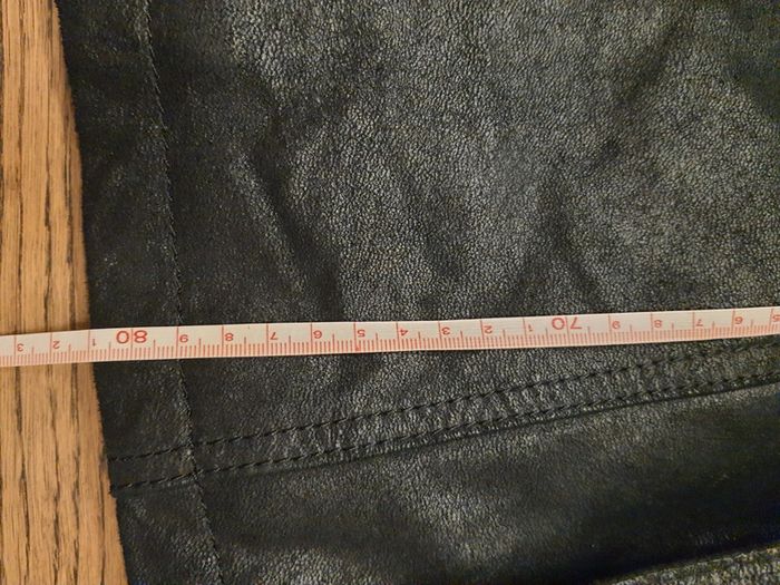 Veste longue cuir noir Authentic taille 40 - photo numéro 17