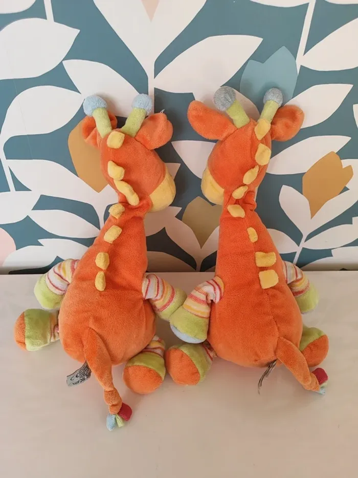 Doudou girafe mots d'enfants - photo numéro 2