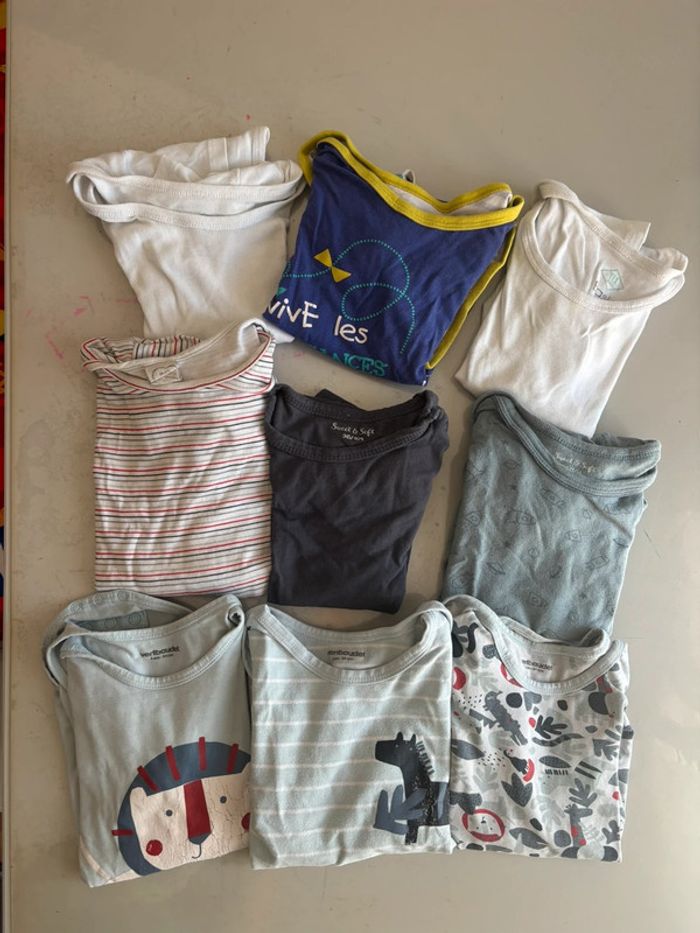 Lot de 9 bodys 36 mois 3 ans