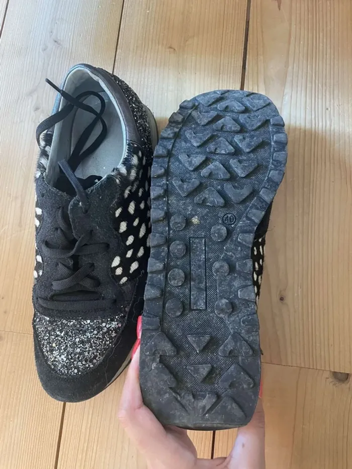 Sneakers paillettes & imprimés animaliers - photo numéro 3