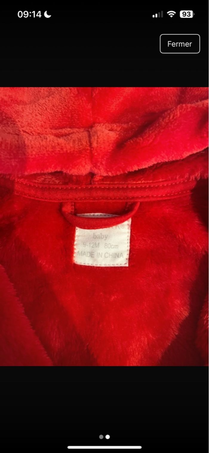 Peignoir 9-12 mois - photo numéro 2