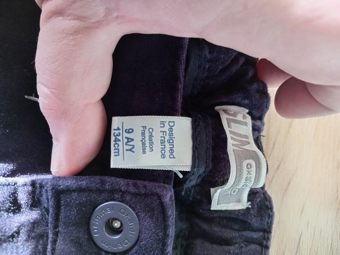 Pantalon bleu marine 9 ans neuf - photo numéro 3