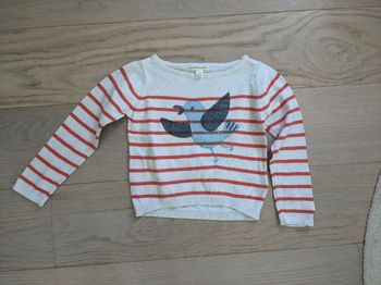 Pull oiseau Vertbaudet 4 ans