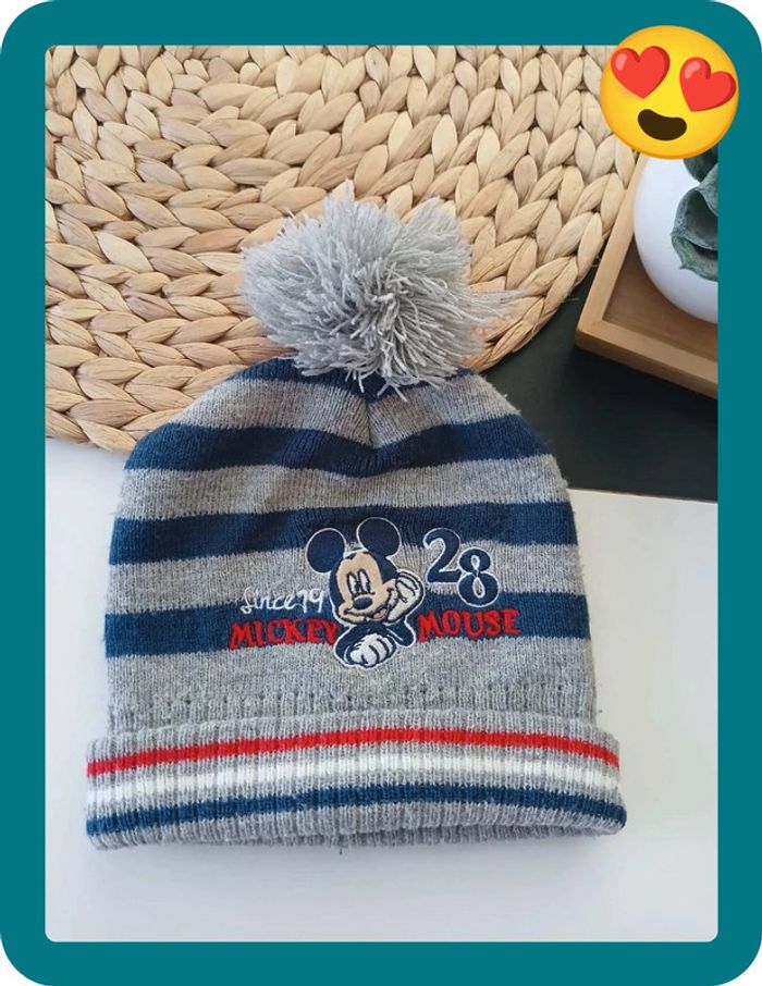 Bonnet hivers Mickey Taille 1-2 ans🌿🦊 - photo numéro 4