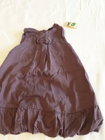 Robe mauve 18 mois grain de blé