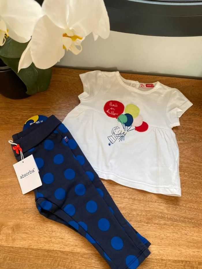 Ensemble petite fille 6 mois