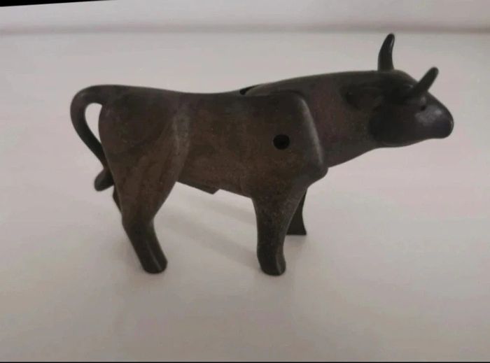 Playmobil lot animaux vache à corne taureau à corne et veau - photo numéro 12