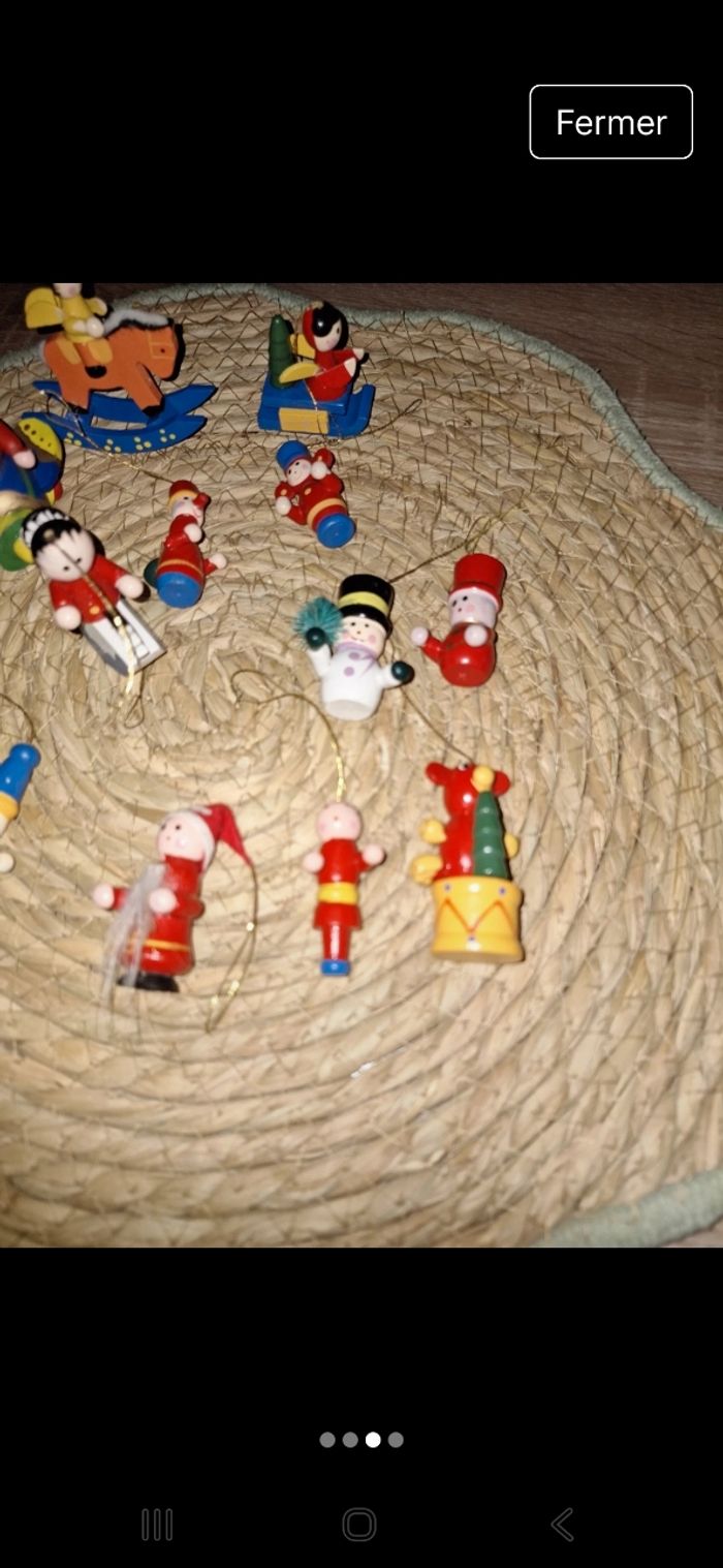 Figurines vintage  pour sapin - photo numéro 4