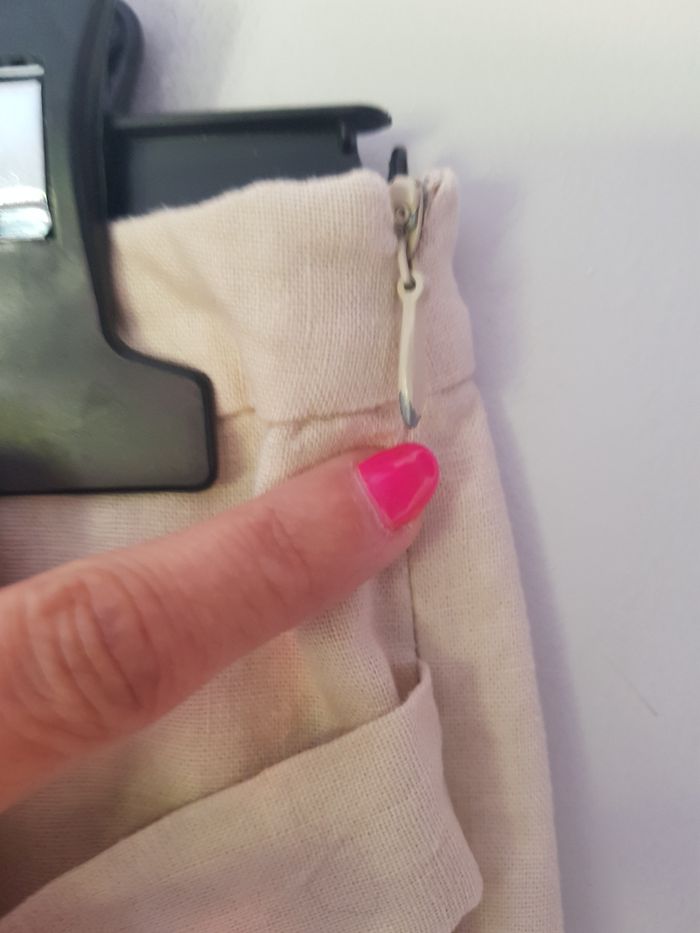 Superbe pantalon crème taille 38 mango neuf - photo numéro 3