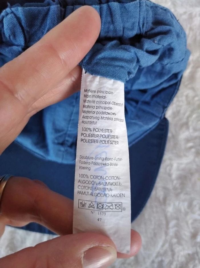 Casquette Garçon 6/12 mois taille 47 Explorer Poisson Pieuvre Mer - photo numéro 5