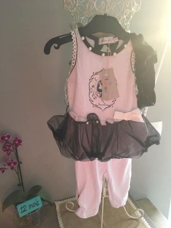 Ensemble fille 12 mois Chicaprie