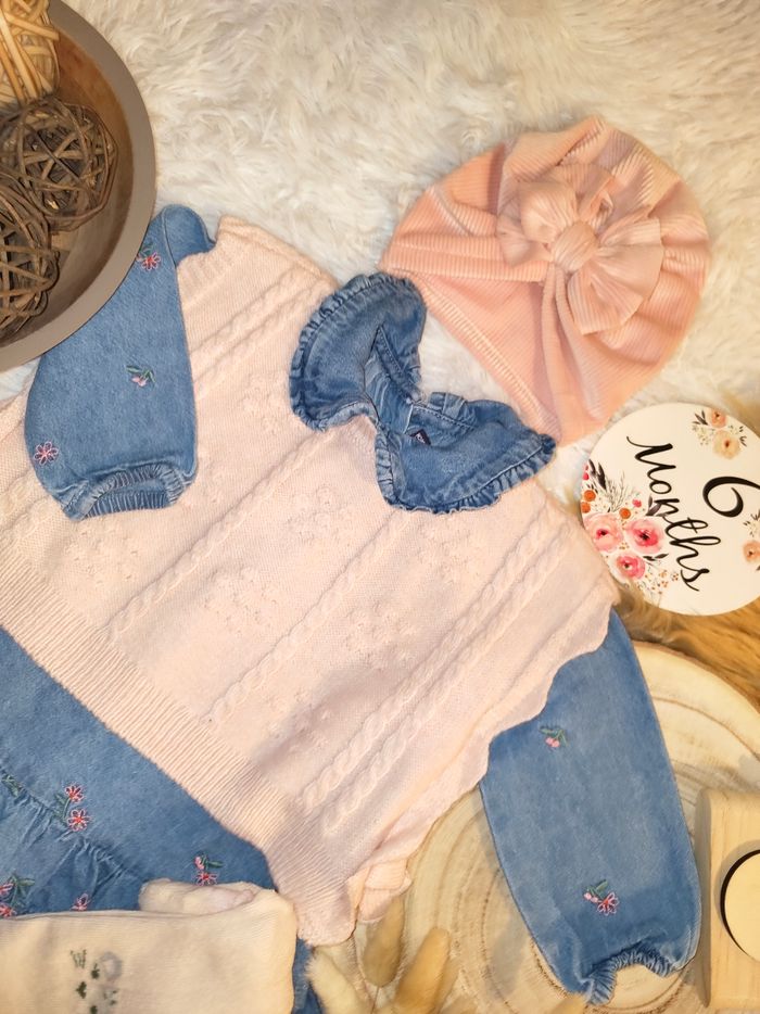 Ensemble complet 4 pièces sergent major fille 6 mois 🎀 - photo numéro 3