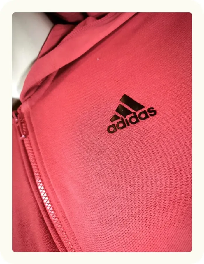 Veste à capuche sport Homme Adidas Taille M 38 - photo numéro 2