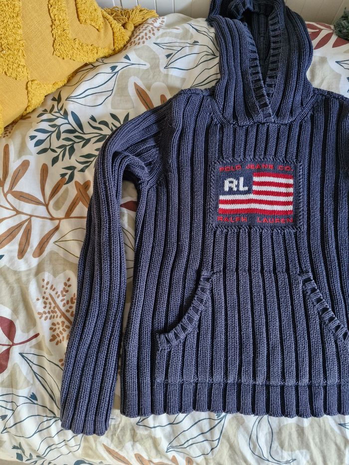 Pull à capuche femme/fille Ralph Lauren taille M