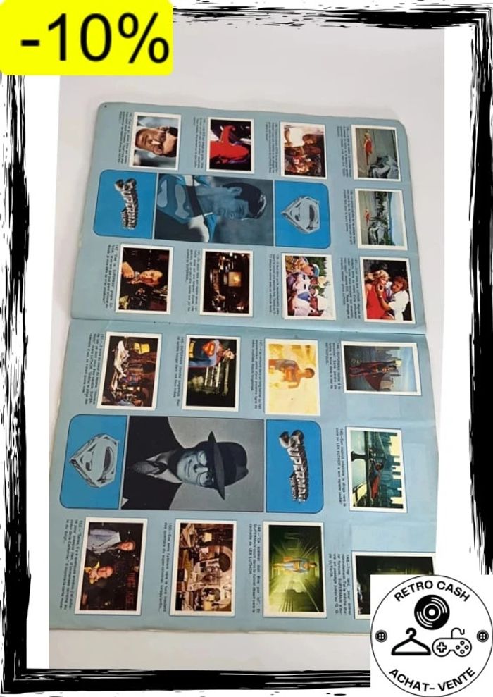 Superman The Movie - album collecteur de vignettes complet - ageducatifs - style PANINI - photo numéro 11
