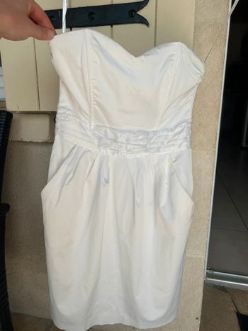 Robe dos nu blanche