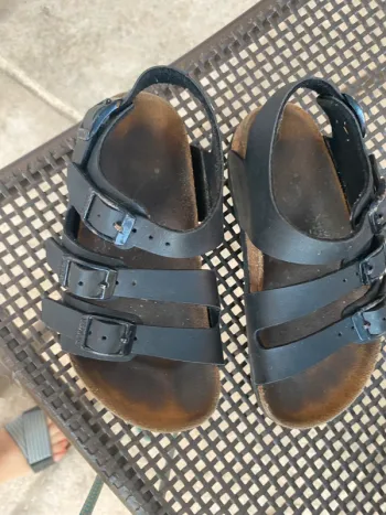 Sandales birkenstock garçon noir 27