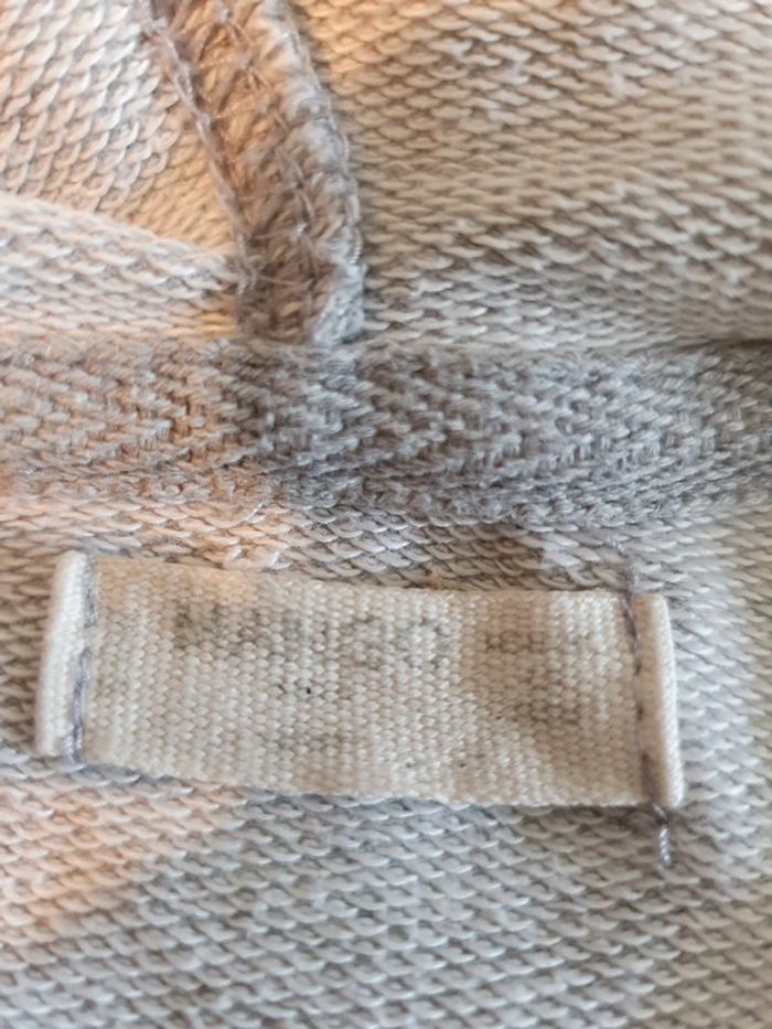 Sweat à capuche sweatshirt gris Mango 6 mois 9 mois 74 cm - photo numéro 5