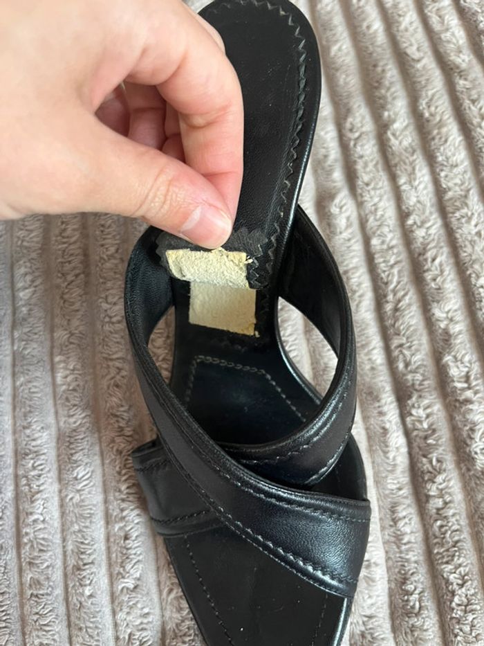Mules noires - Yves saint Laurent - 37,5 - photo numéro 9