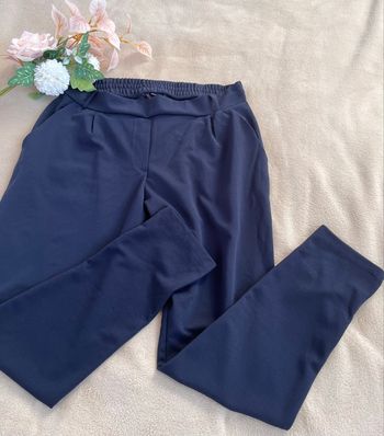 Pantalon fluide marine pour femme | Taille M