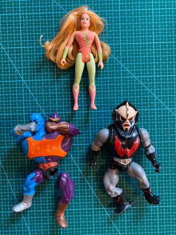 Lot figurines Masters of the universe MOTU - Hordak Two Bad Perfuma - Mattel Musclor 80s