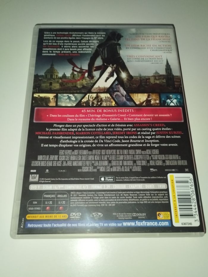 DVD Assassin's Creed - photo numéro 2
