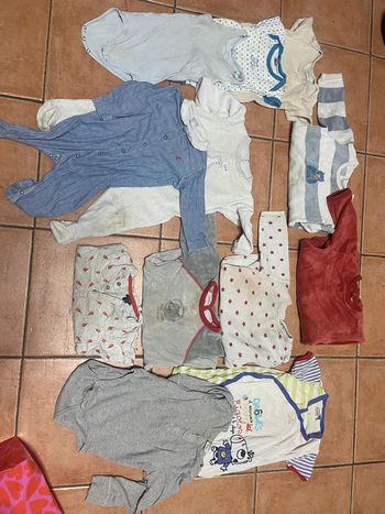 Lot de 12 pieces 12 mois