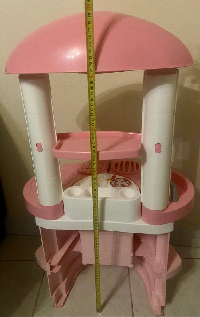 Cuisine/dinette »Hello Kitty »rose pâle et blanche - photo numéro 8