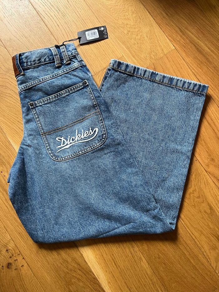 Jean dickies wave Jean ample Bleu clair délavé W30 L32