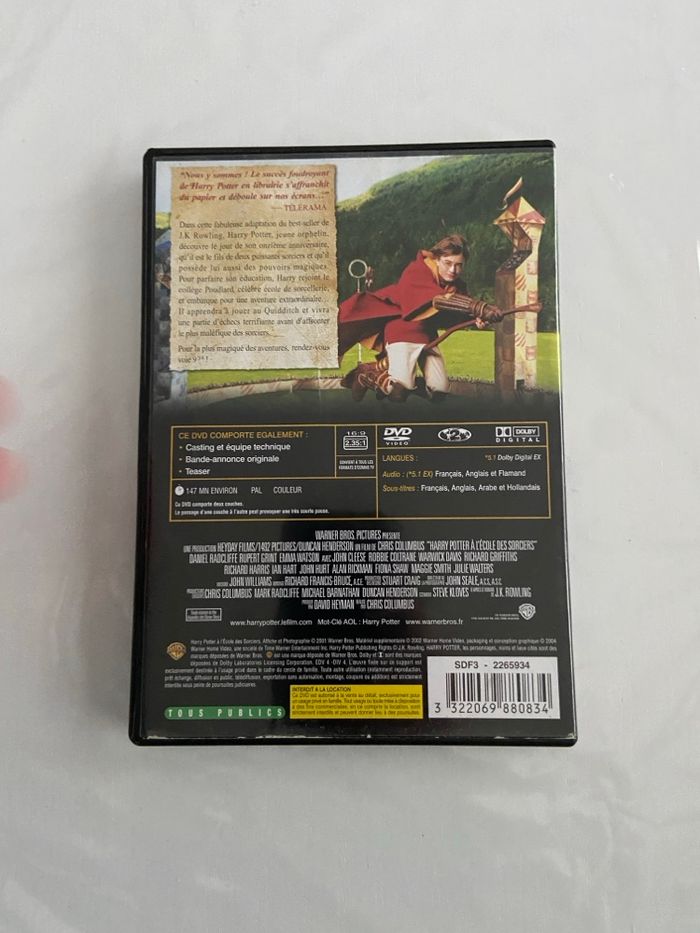 DVD Harry Potter à l’École des Sorciers - photo numéro 2